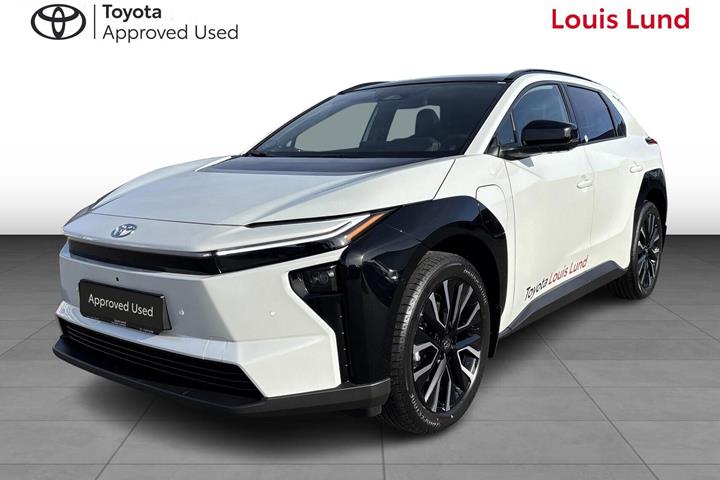 Hvid Toyota BZ4X fra 2026