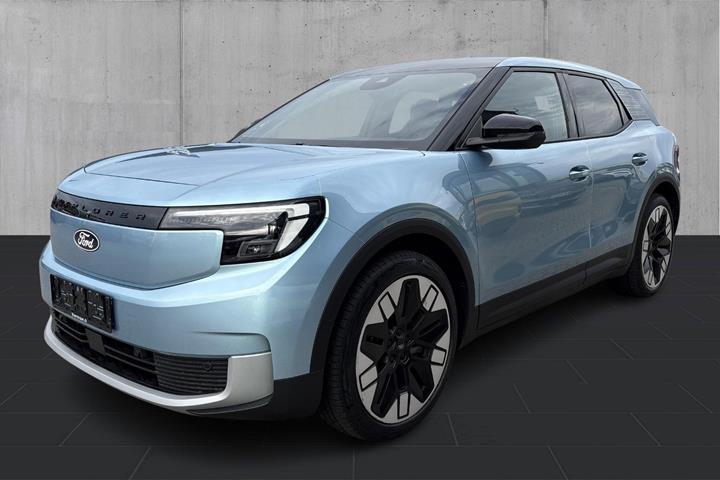 Blå Ford Explorer fra 2025