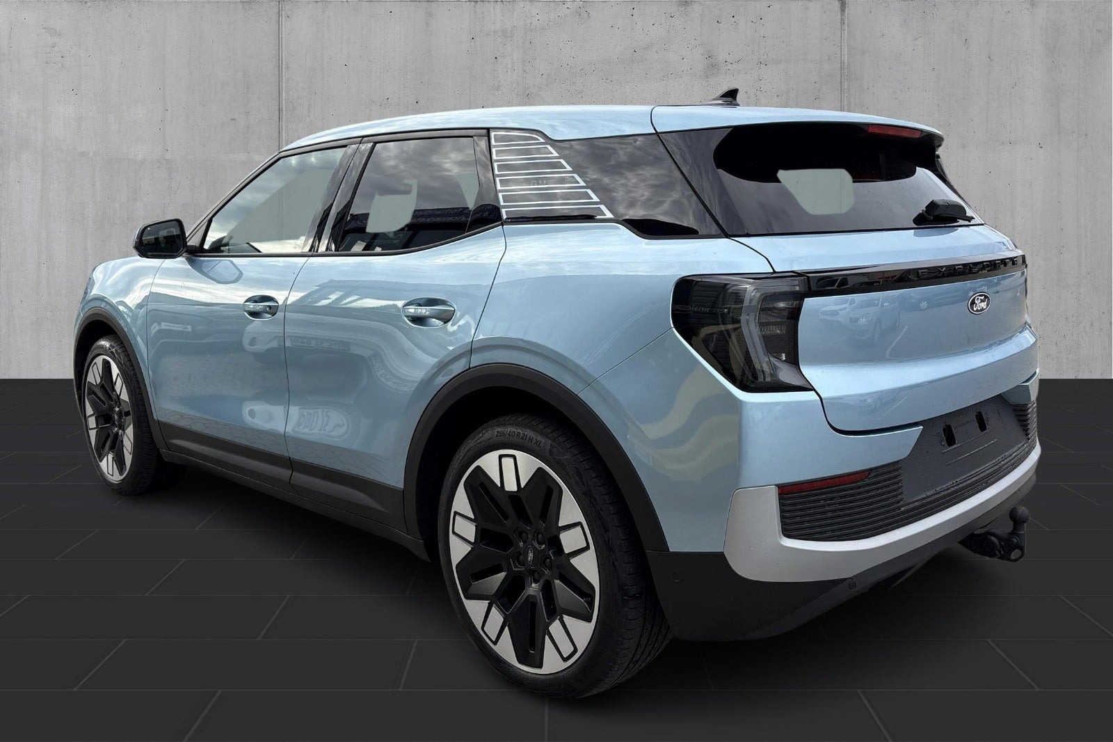 Blå Ford Explorer fra 2025