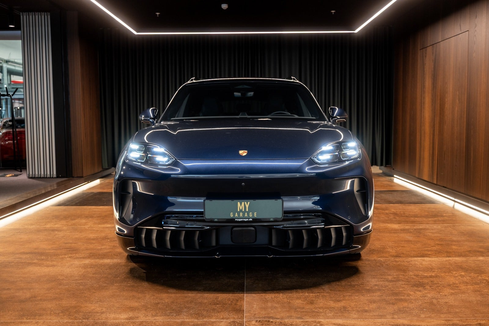 Blå Porsche Cayenne fra 2026