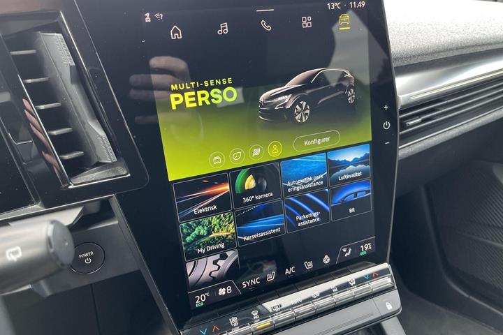 Sort Renault Megane E-Tech fra 2023