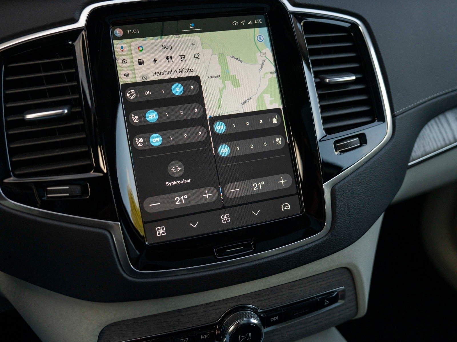 Sort Volvo XC90 fra 2023