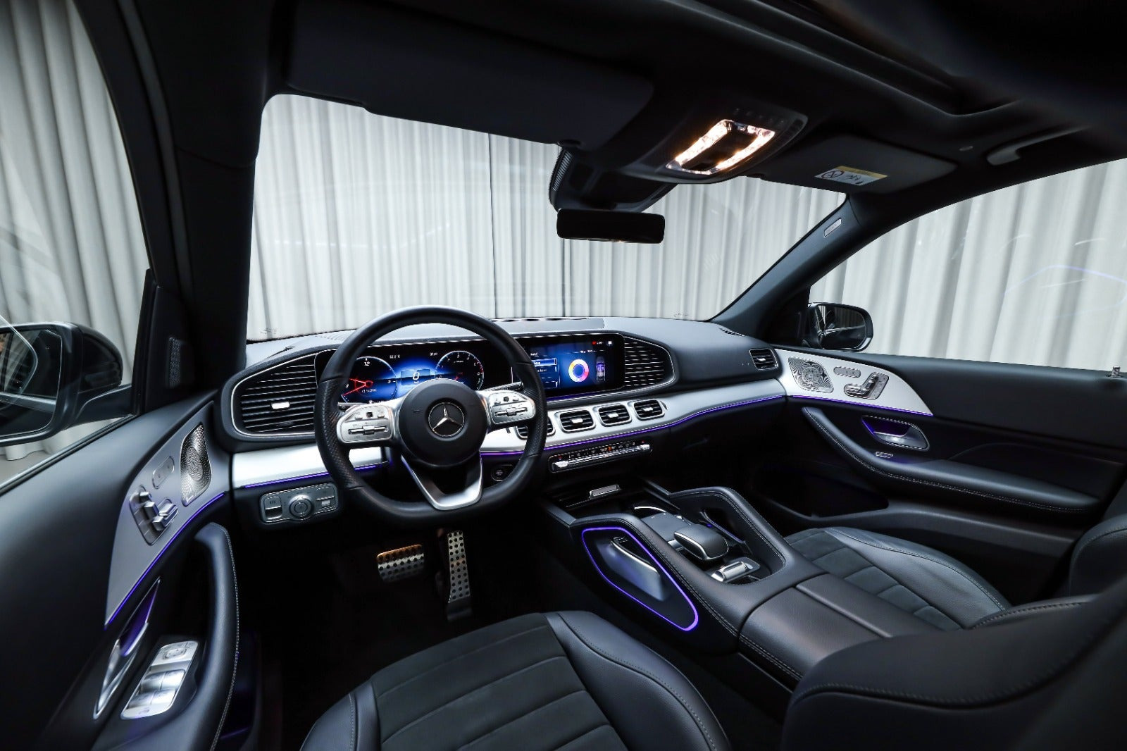Sort Mercedes GLE350 de fra 2023