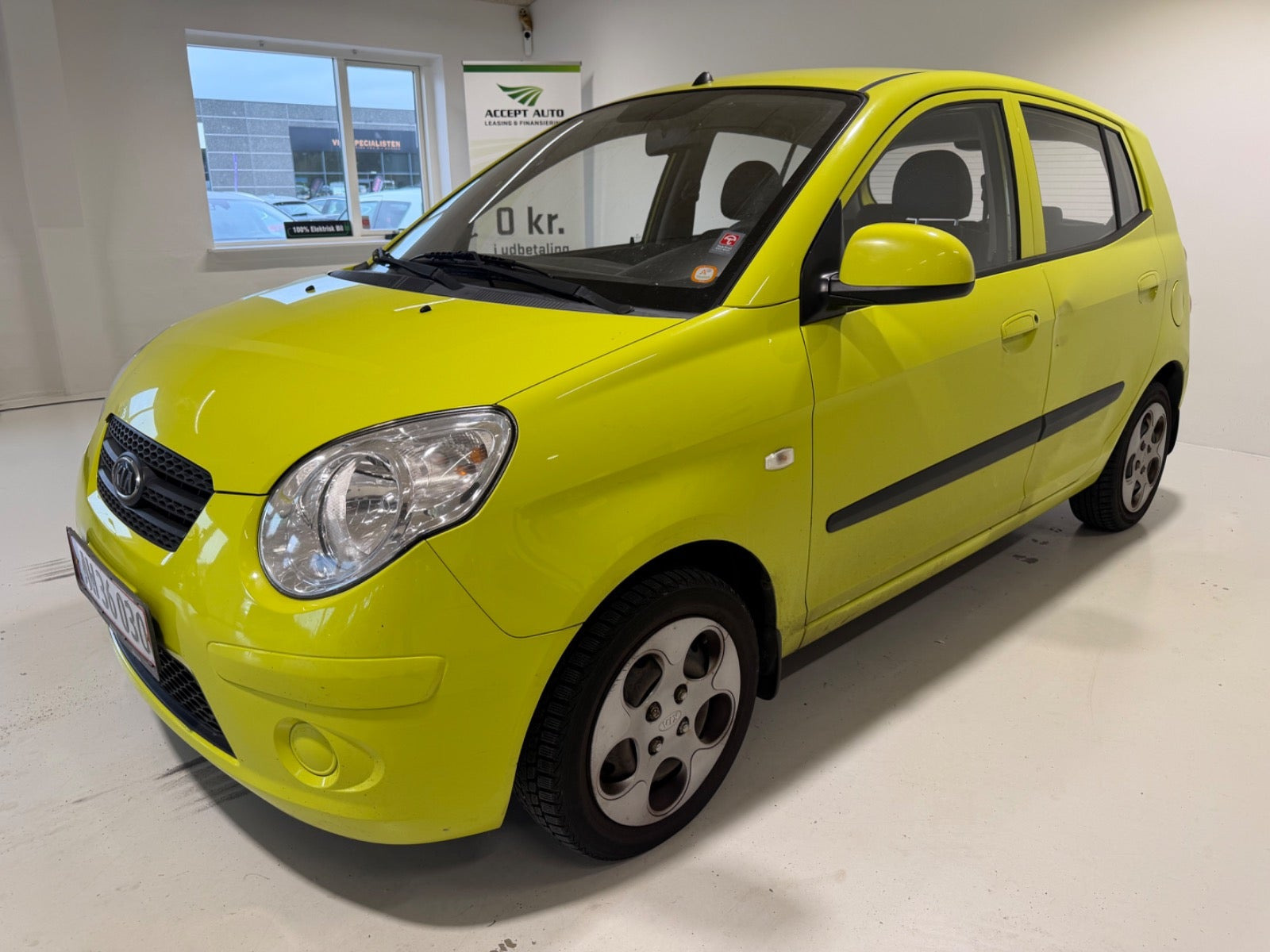 Grøn Kia Picanto fra 2010