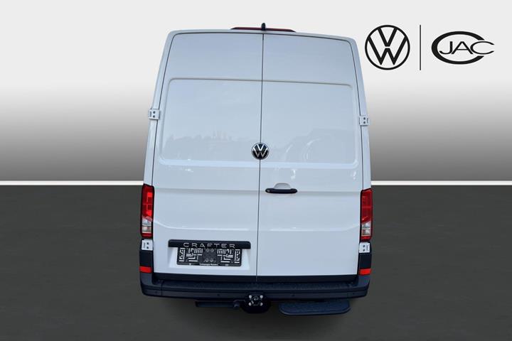 Hvid VW Crafter 35 fra 2026