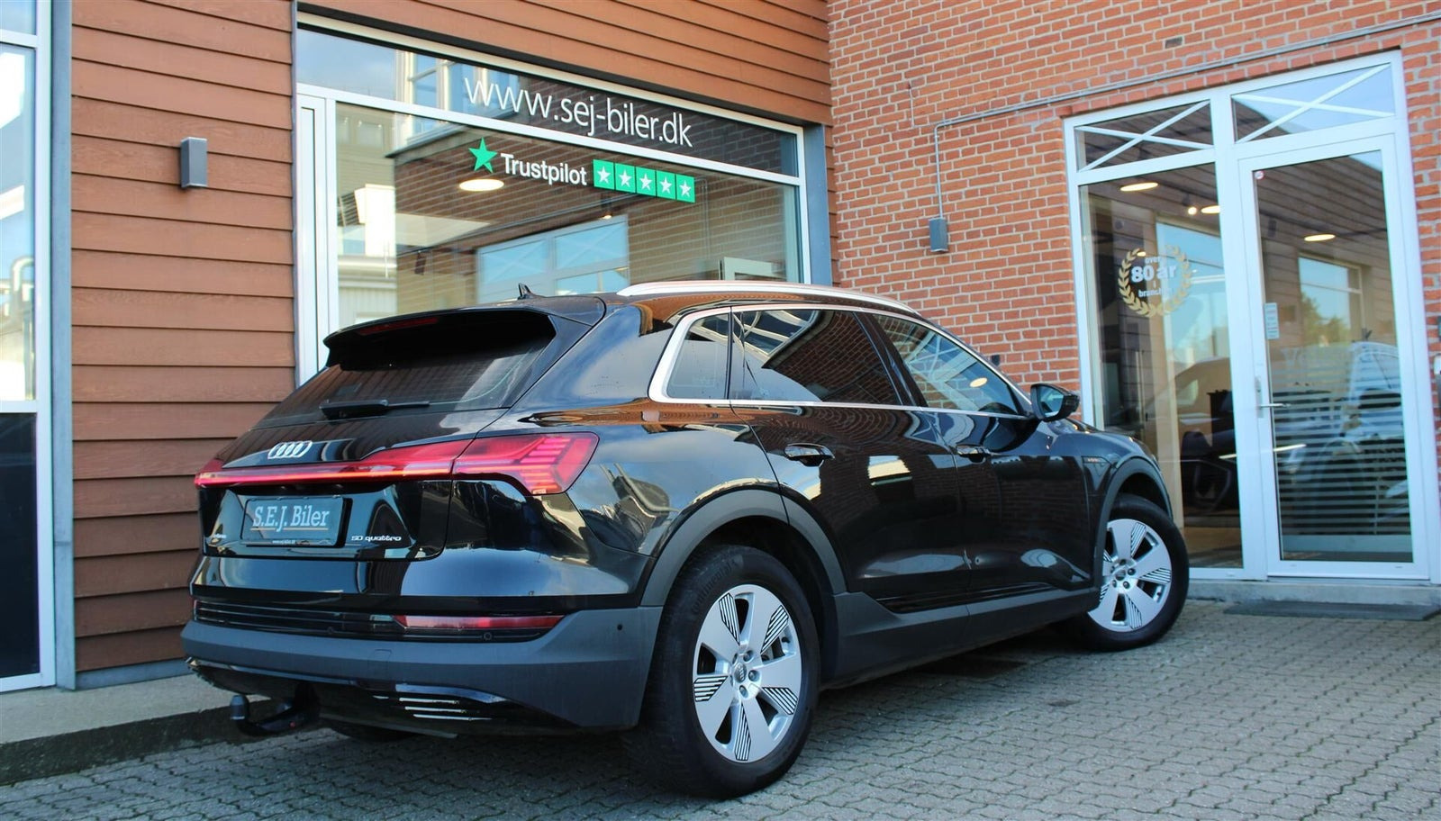 Sort Audi e-tron fra 2020