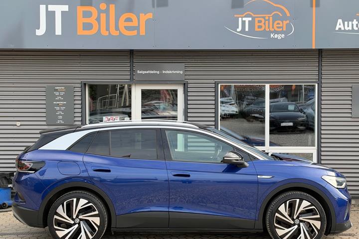 Blå VW ID.4 fra 2021