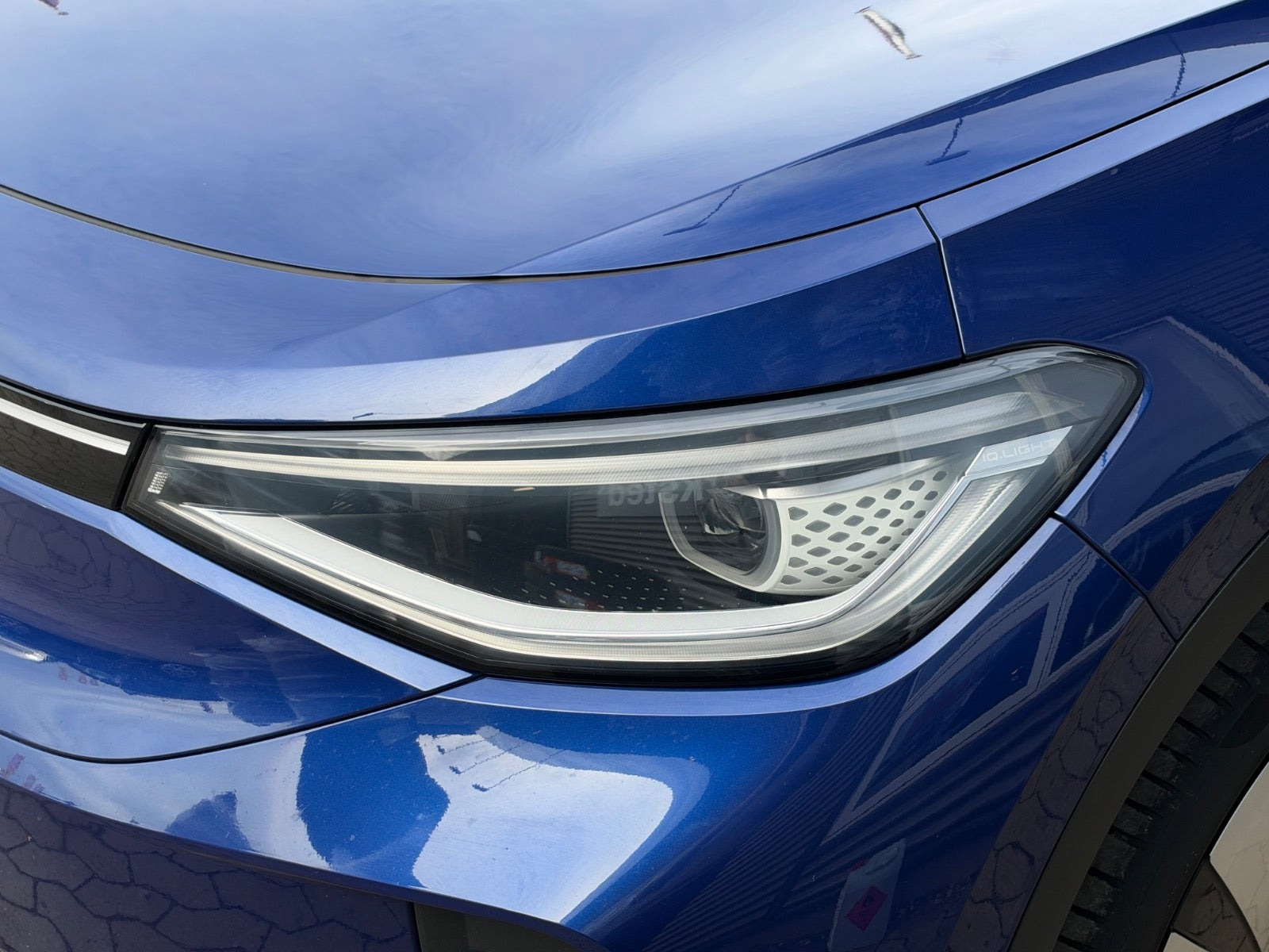 Blå VW ID.4 fra 2021