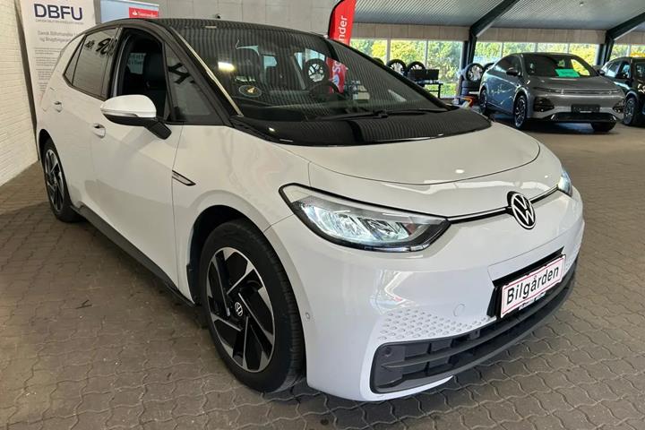 Hvid VW ID.3 fra 2023