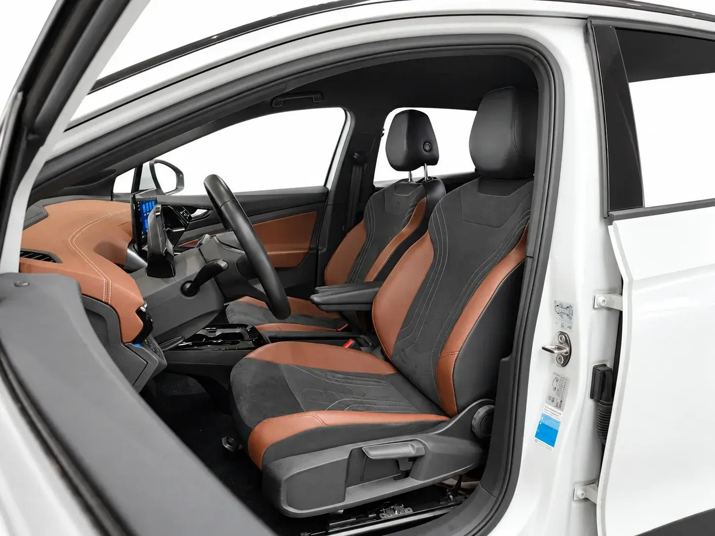 Hvid VW ID.4 fra 2021