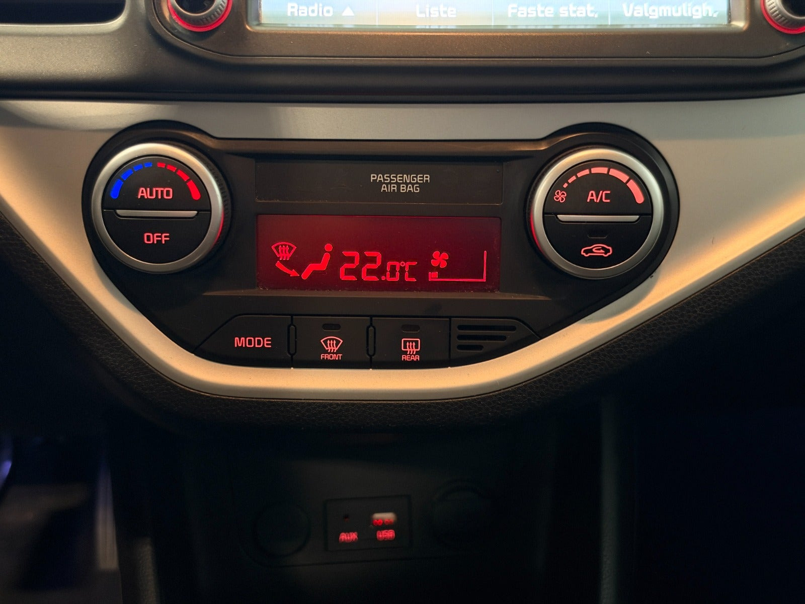 Sort Kia Picanto fra 2016