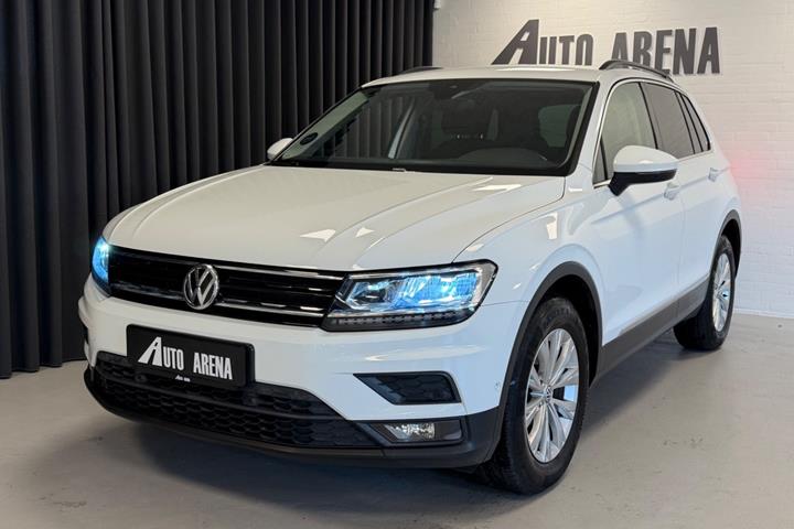 Hvid VW Tiguan fra 2018