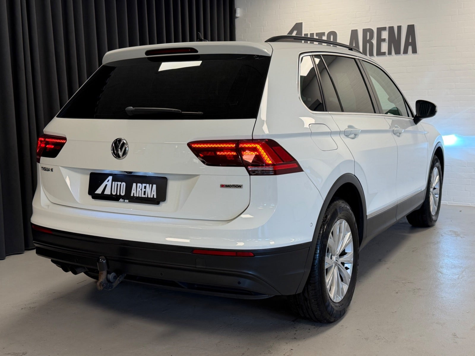 Hvid VW Tiguan fra 2018