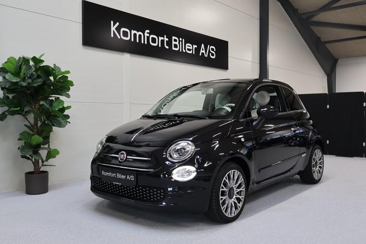 Sort Fiat 500 fra 2018