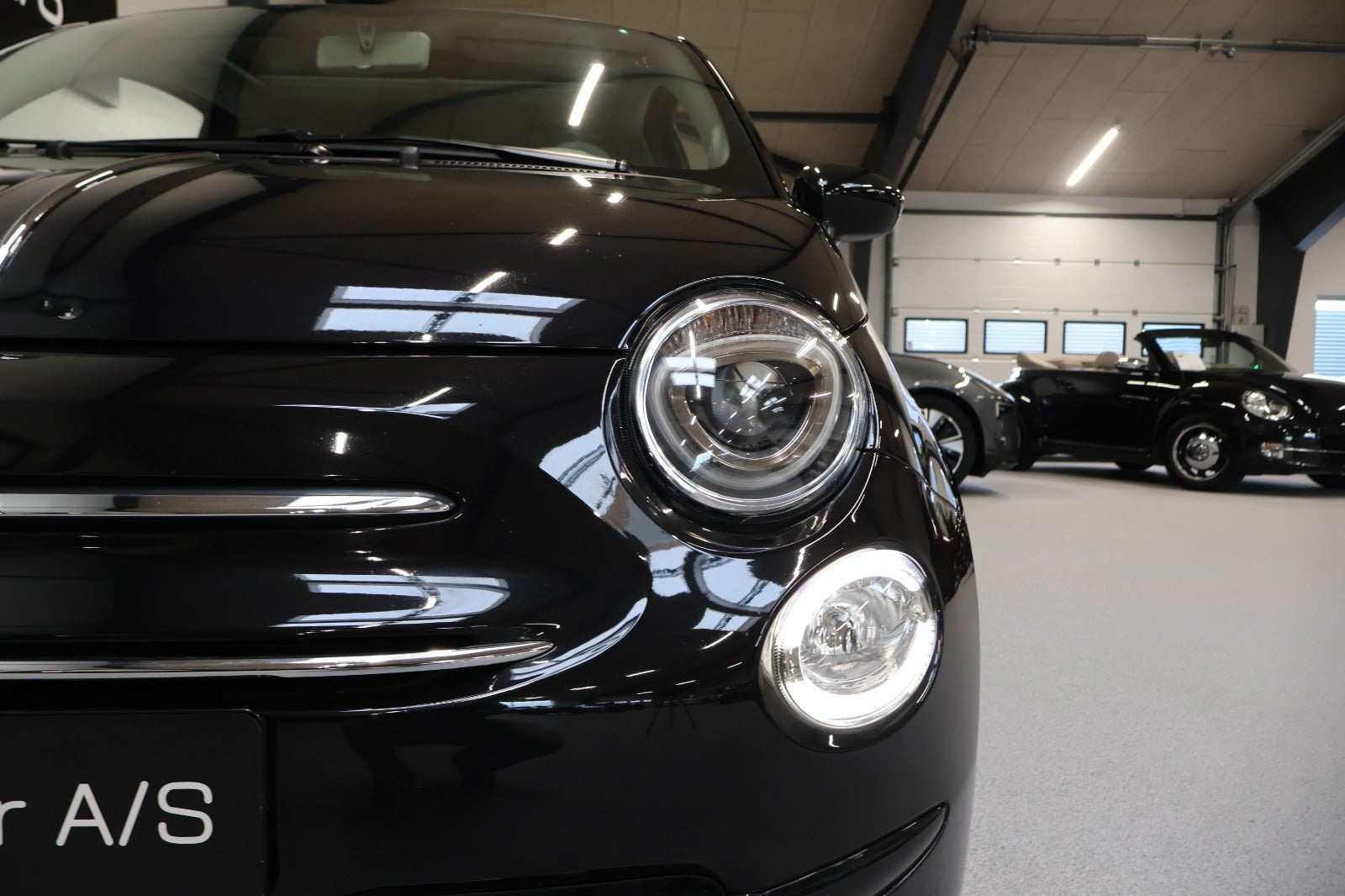 Sort Fiat 500 fra 2018