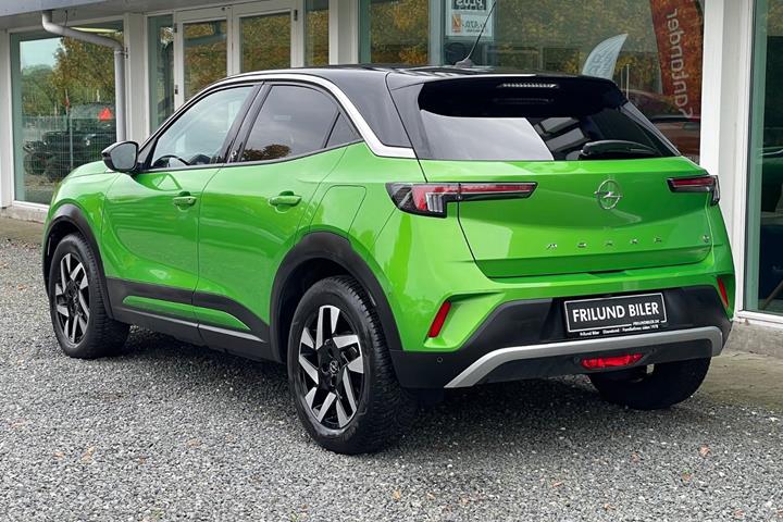 Grøn Opel Mokka-e fra 2021