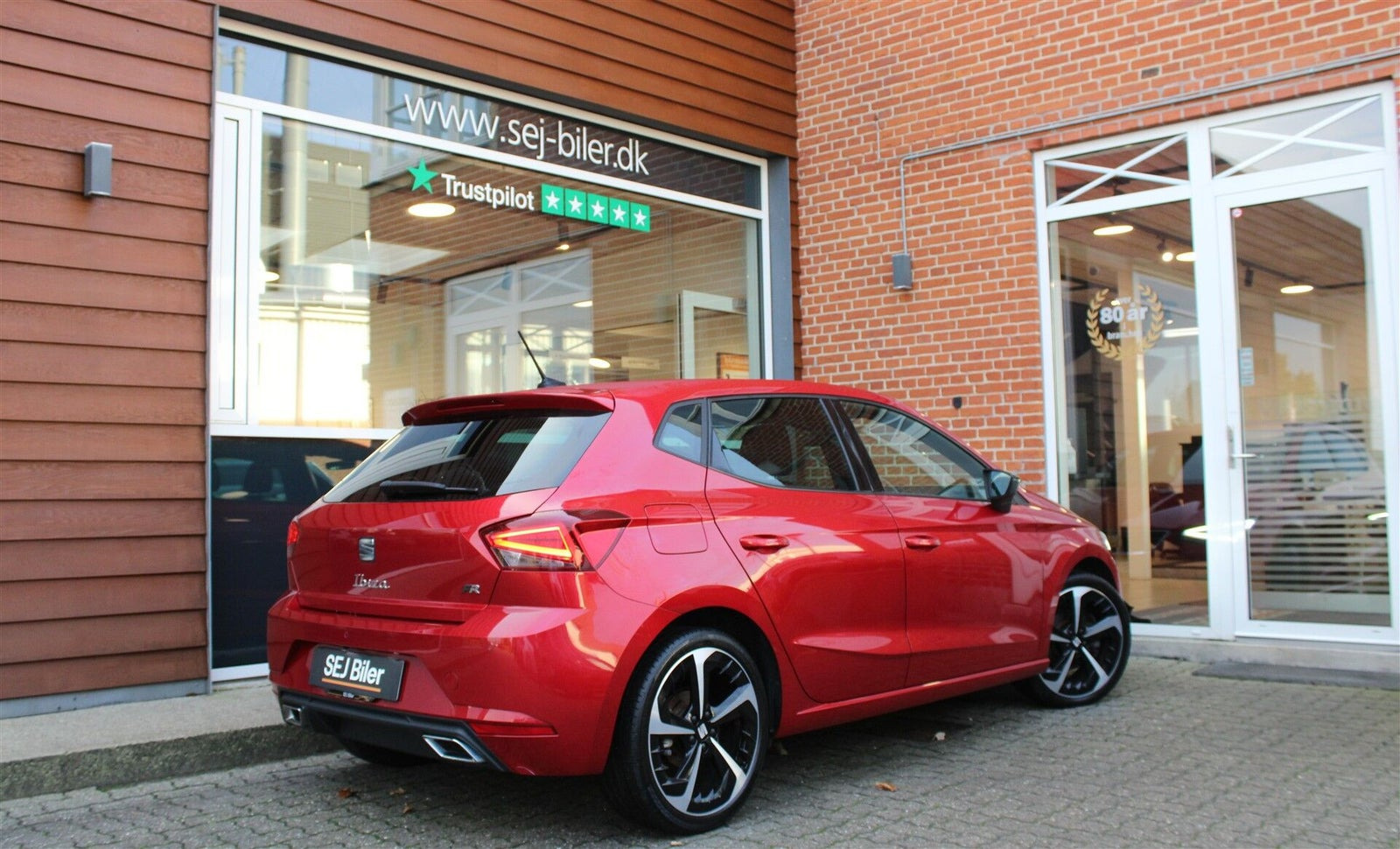 Rød Seat Ibiza fra 2022