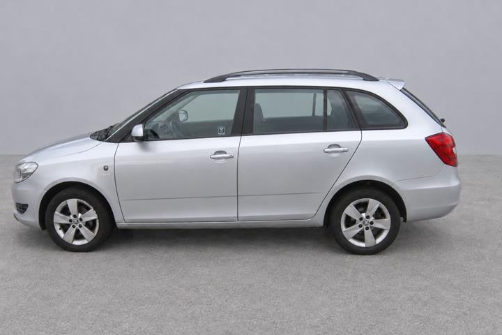 Sølv Skoda Fabia fra 2014