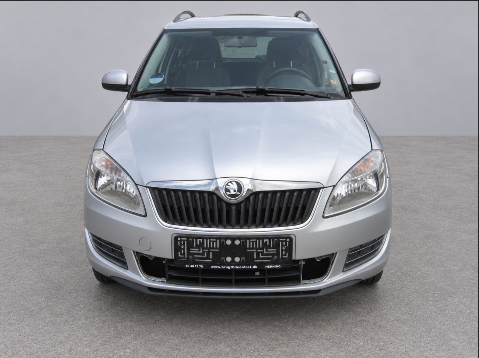 Sølv Skoda Fabia fra 2014
