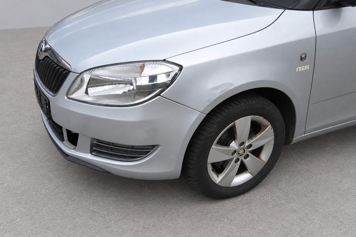 Sølv Skoda Fabia fra 2014