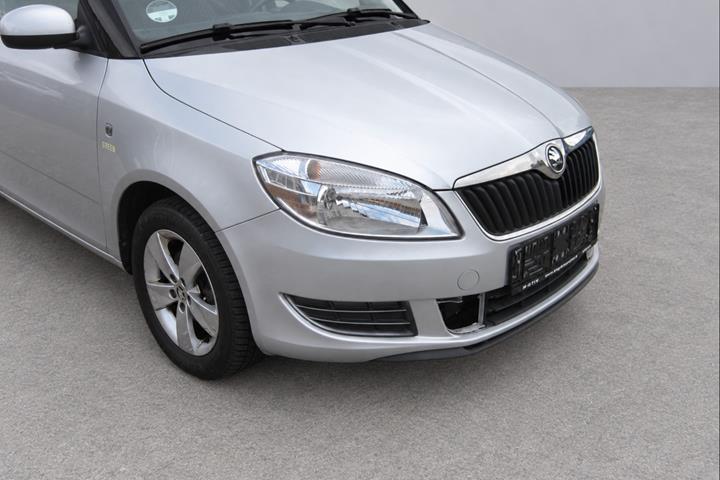 Sølv Skoda Fabia fra 2014