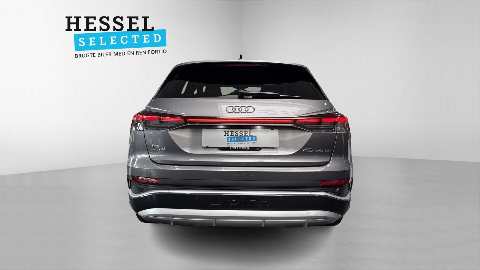 Grå Audi Q4 e-tron fra 2021