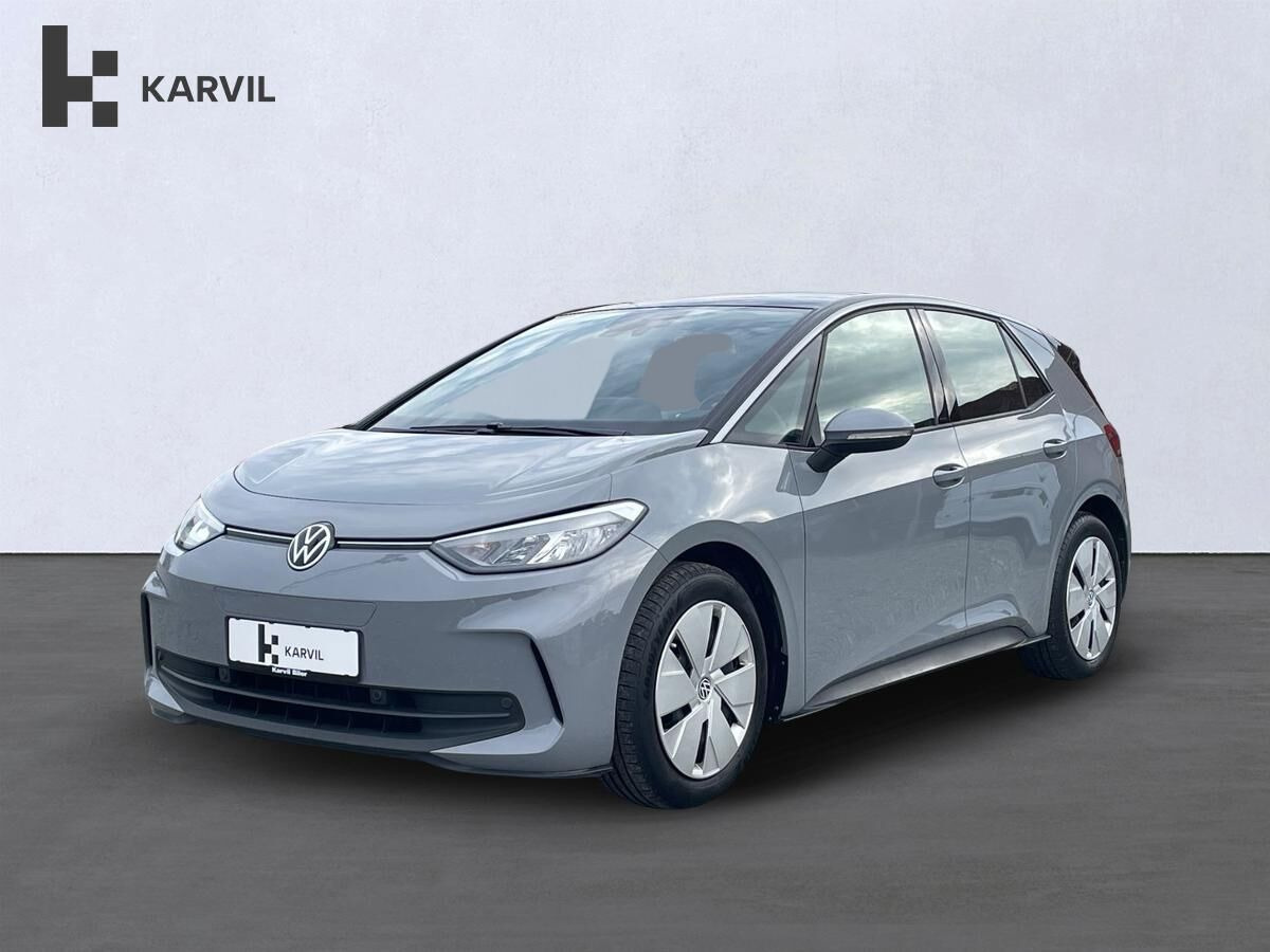 Grå VW ID.3 fra 2024 set udefra
