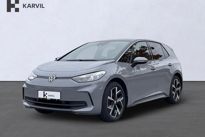 Grå VW ID.3 fra 2024 set udefra