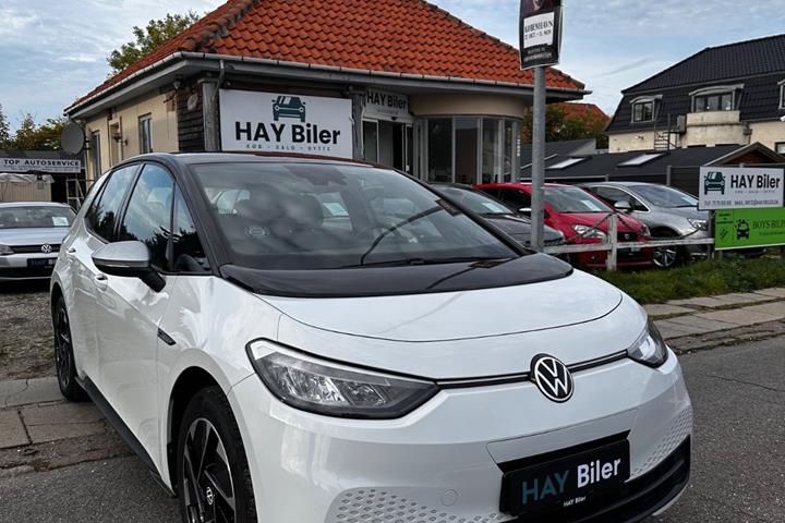 Hvid VW ID.3 fra 2020