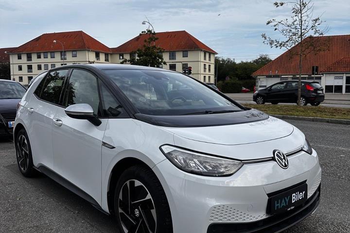 Hvid VW ID.3 fra 2020