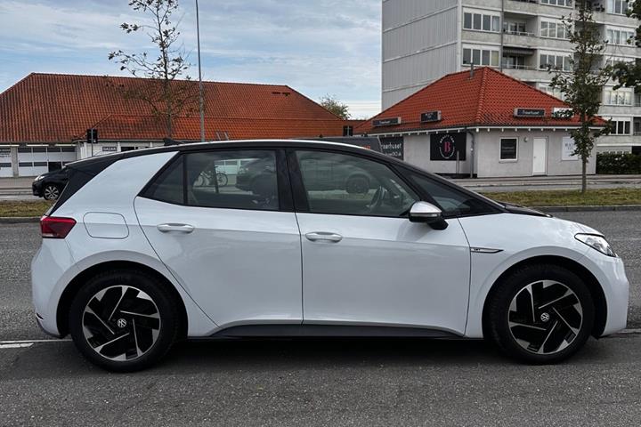 Hvid VW ID.3 fra 2020