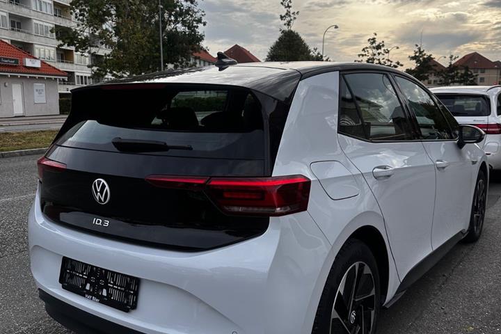 Hvid VW ID.3 fra 2020