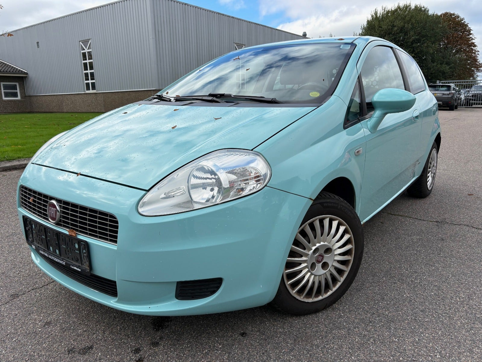 Gul Fiat Grande Punto fra 2009