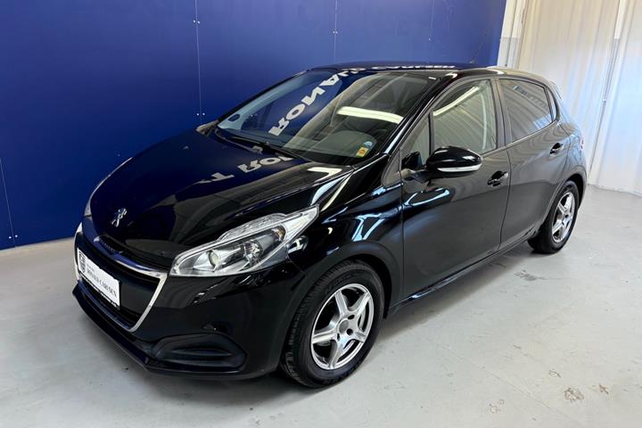 Sort Peugeot 208 fra 2019