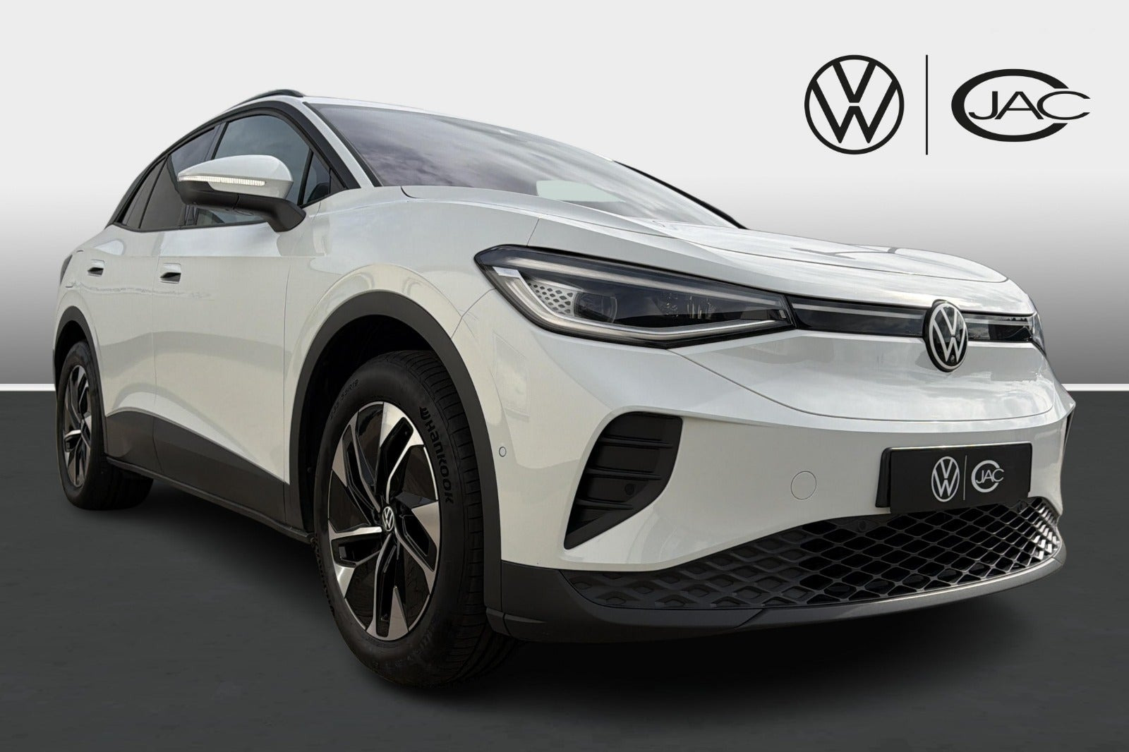 Hvid VW ID.4 fra 2025 set udefra