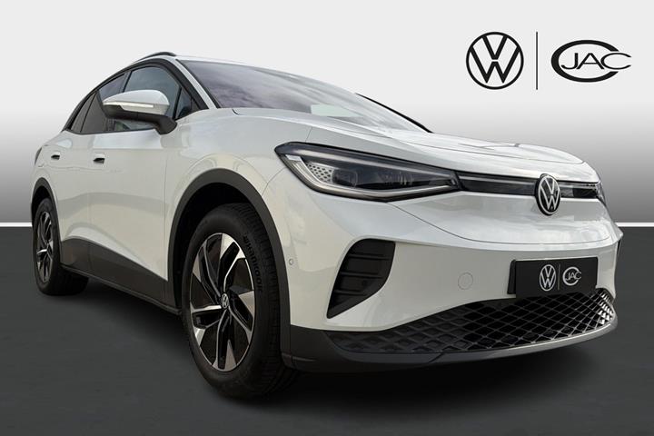 Hvid VW ID.4 fra 2025 set udefra