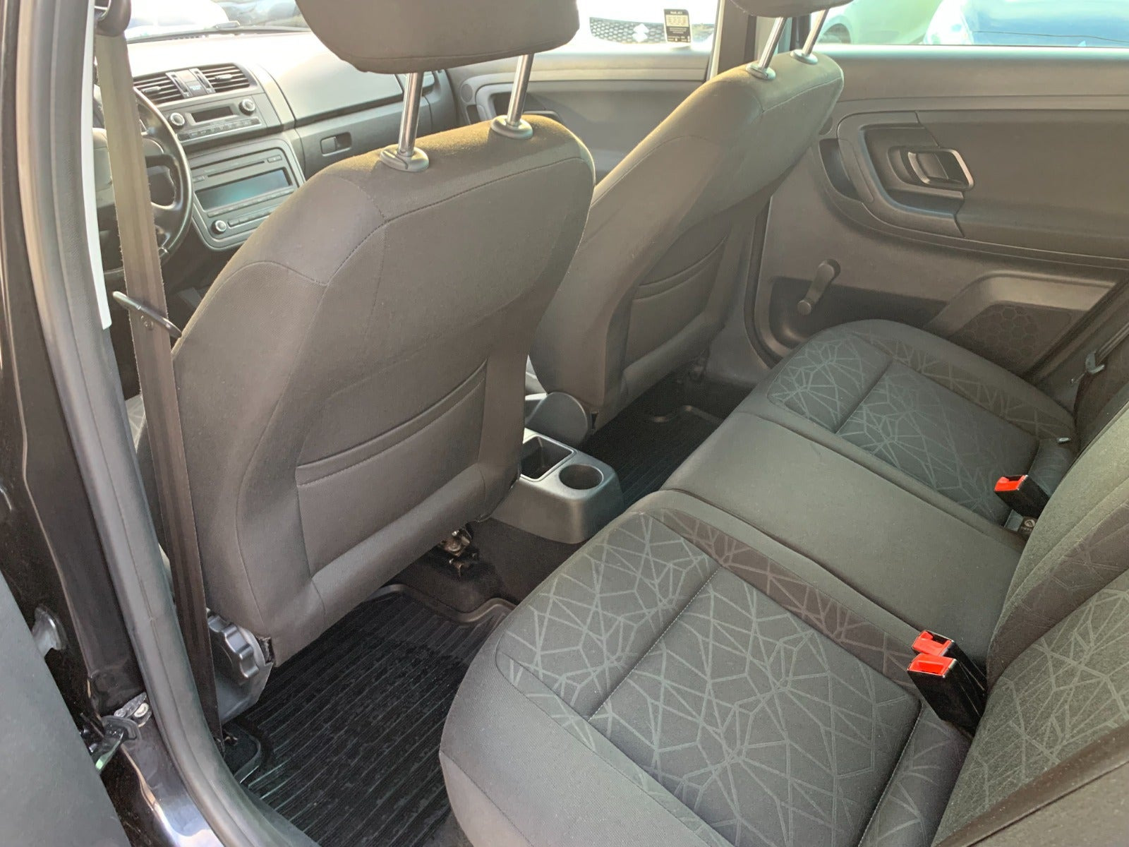 Sort Skoda Fabia fra 2011