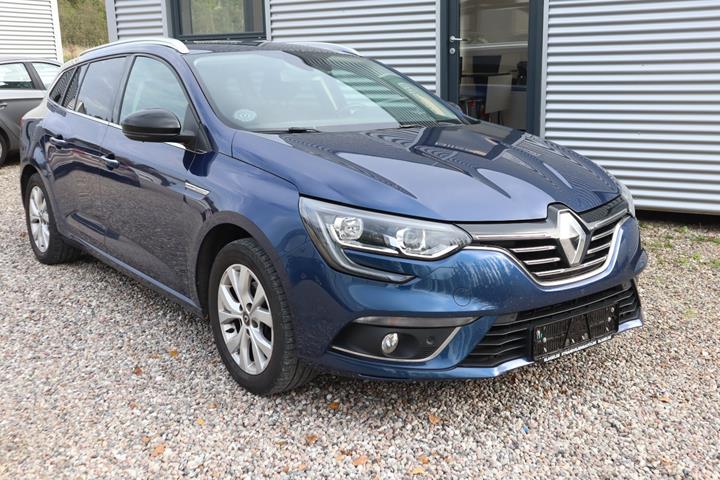 Blå Renault Megane IV fra 2019