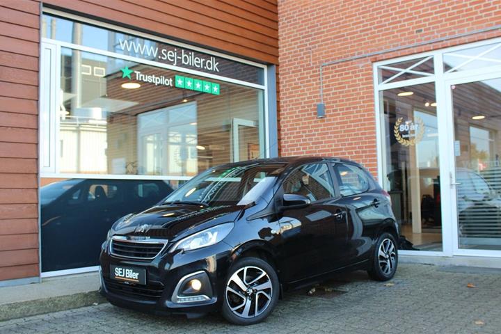 Sort Peugeot 108 fra 2019