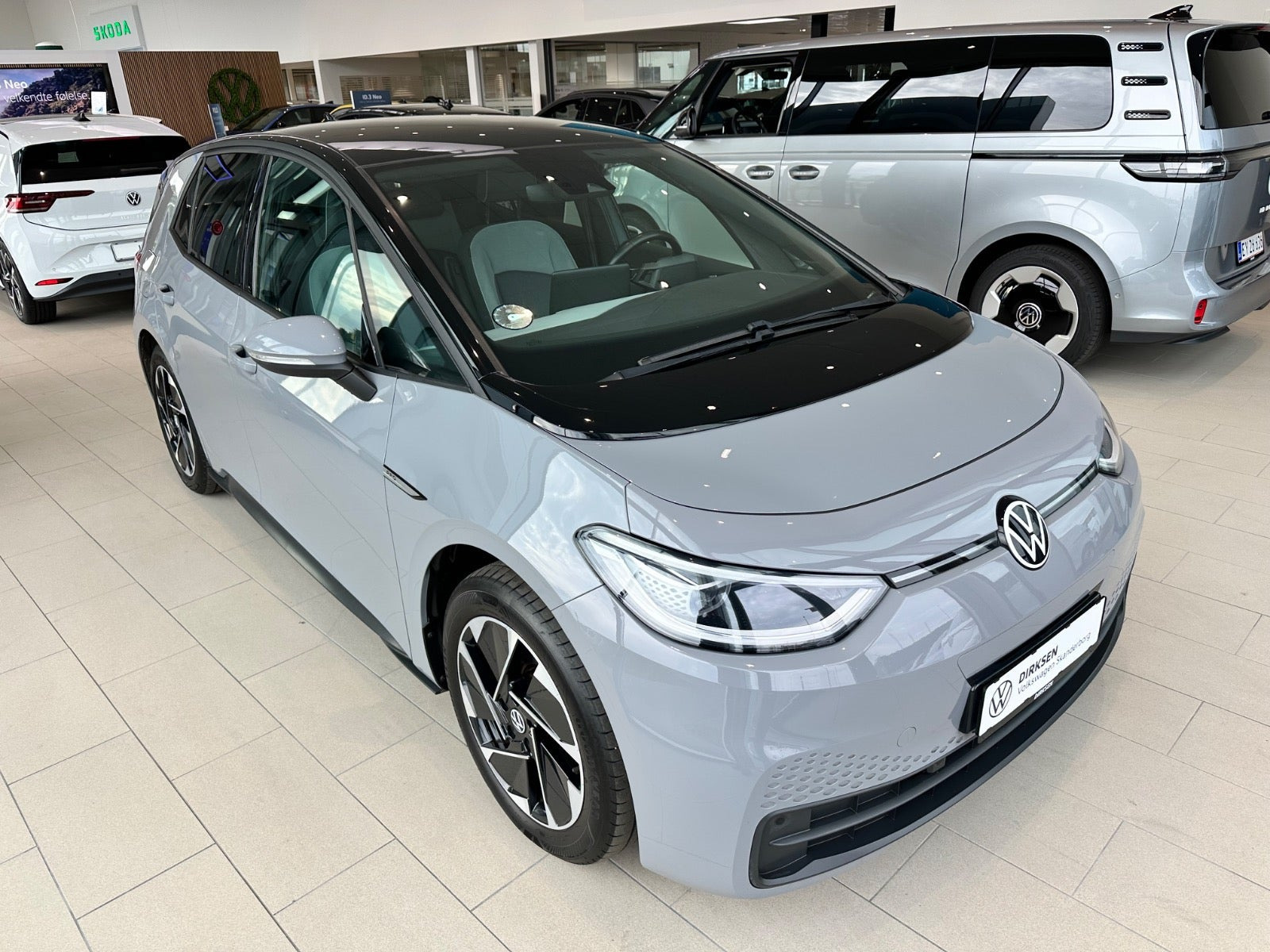 Grå VW ID.3 fra 2021