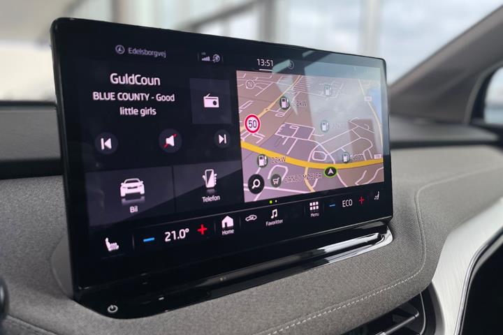 Sort Skoda Enyaq fra 2023