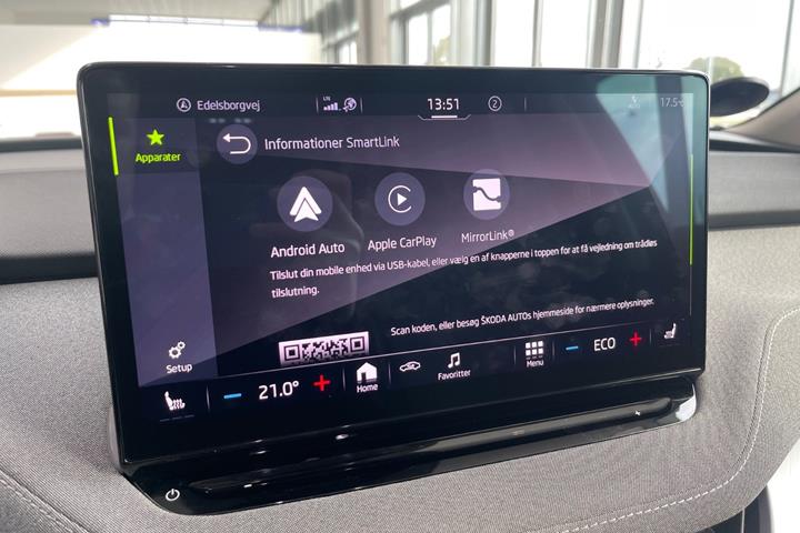 Sort Skoda Enyaq fra 2023