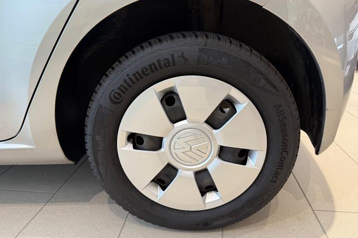 Sølv VW UP! fra 2019