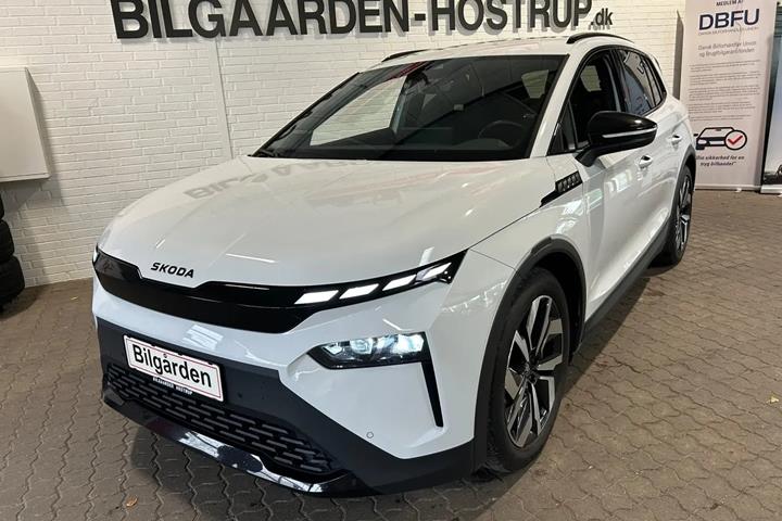 Hvid Skoda Elroq fra 2026 set udefra