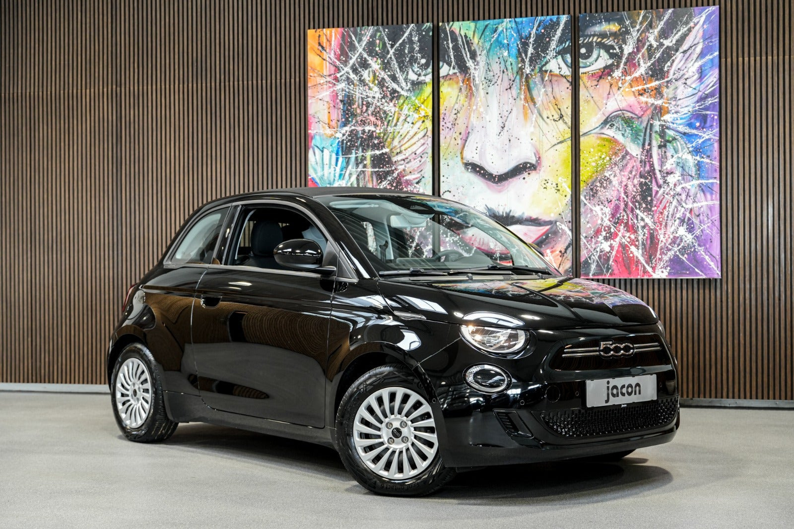 Sort Fiat 500e fra 2023