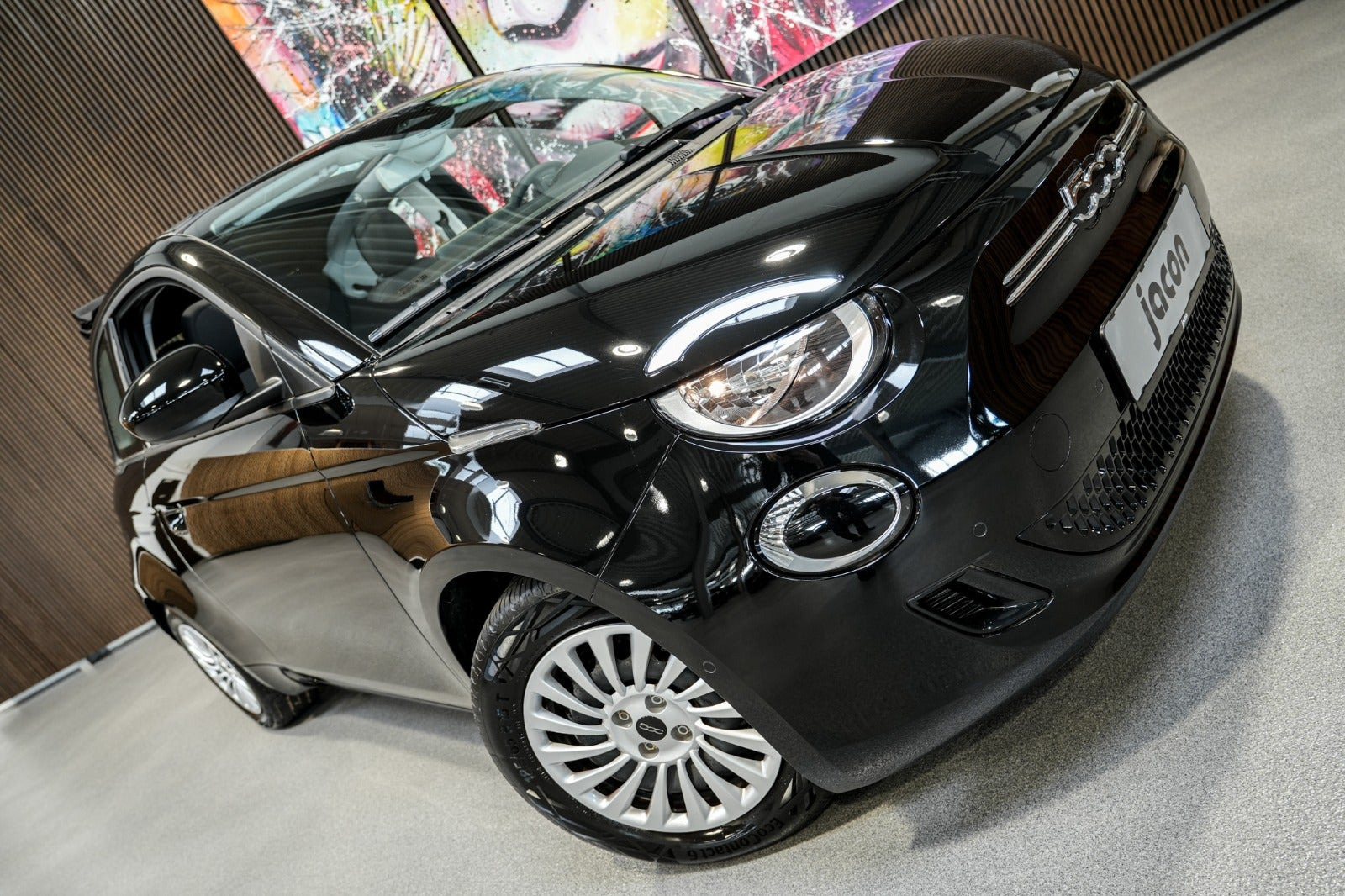Sort Fiat 500e fra 2023