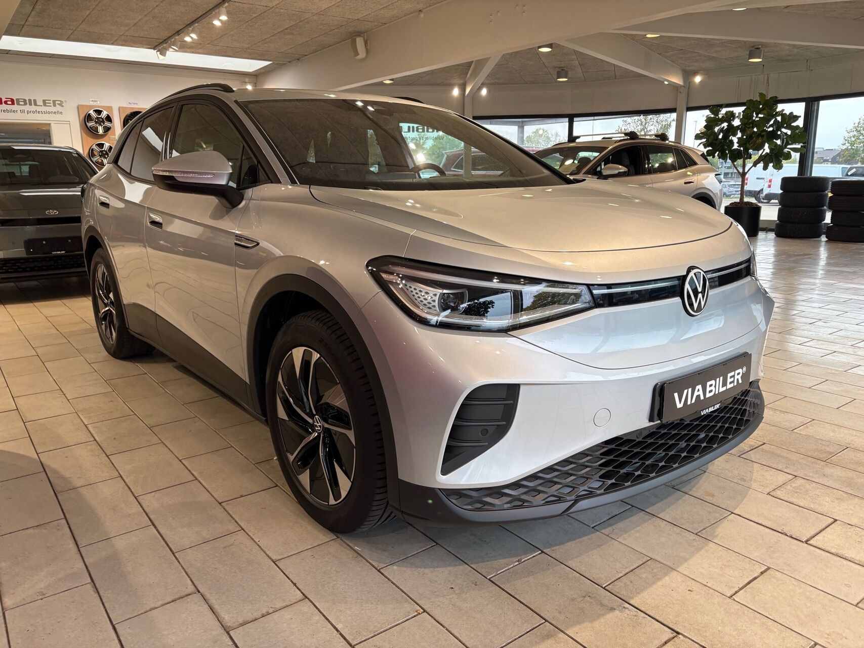 Sølv VW ID.4 fra 2023