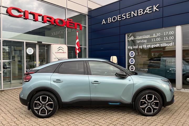 Blå Citroën ë-C4 fra 2021