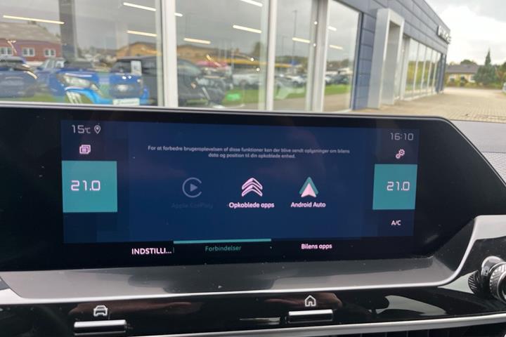 Blå Citroën ë-C4 fra 2021