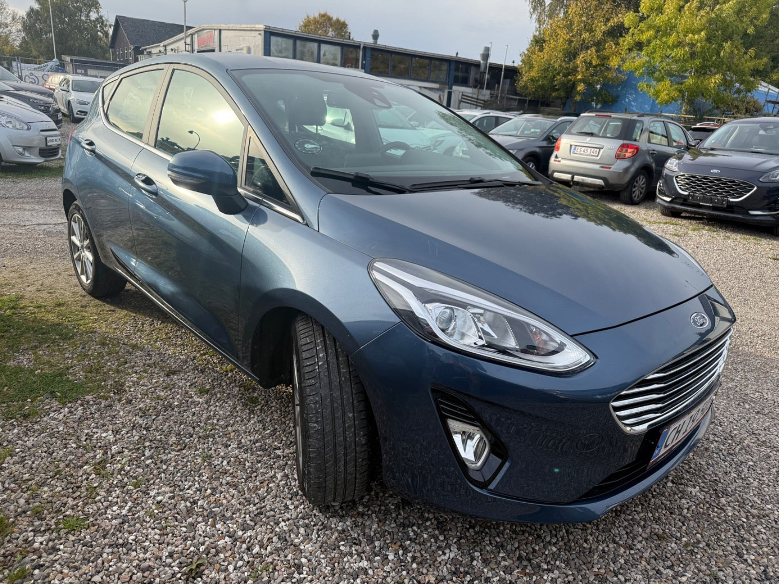 Grå Ford Fiesta fra 2019